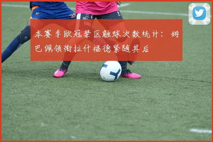 本赛季欧冠禁区触球次数统计：姆巴佩领衔拉什福德紧随其后